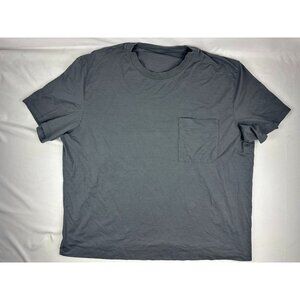 Lululemon Chest Pocket Relaxed Fit Tee in Graphite Grey size XXL